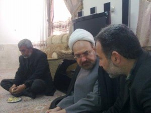 حضور در منزل شهید یحیی صلاحی
