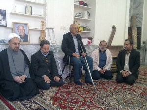 دیدار با خانواده شهید رنجکش