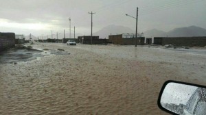 سیل در روستای گیسور