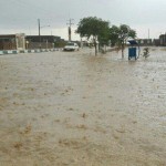 سیل در روستای گیسور