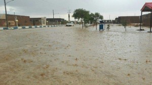 سیل در روستای گیسور