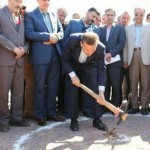 کلنگ احداث مجموعه ورزشی بانوان