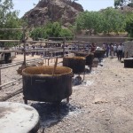 بلغورپزان روستای سنو