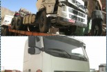 بازسازی یک دستگاه تریلی ولوو با اعتباری بالغ بر یک میلیارد و دویست میلیون ریال 