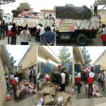 کمک به زلزله زدگان