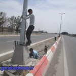 روشنایی ورودی گناباد