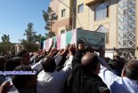 تشییع دو شهید گمنام در کاخک همزمان با روز شهادت حضرت زهرا(س)