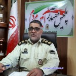 سرهنگ قربانعلی قربانی فرمانده نیروی انتظامی شهرستان گناباد