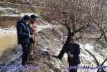 خسارات تگرگ به باغات گناباد به روایت تصویر