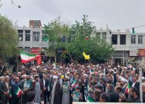 تجمع مردم گناباد در حمایت از حملات سپاه علیه رژیم صهیونیستی + تصاویر